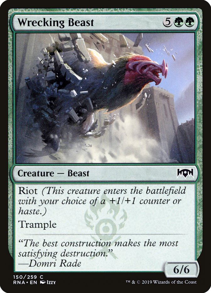 Wrecking Beast [Ravnica Allegiance] Magic: The Gathering