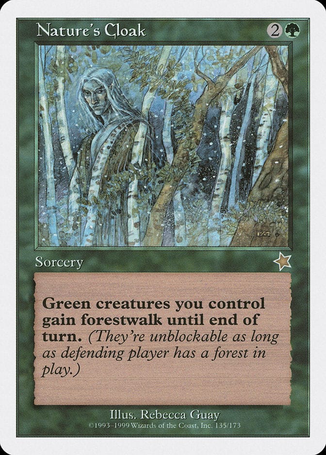 Nature's Cloak [Starter 1999] Magic: The Gathering