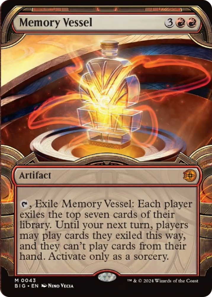 Memory Vessel (Showcase) [Outlaws of Thunder Junction: The Big Score] Magic: The Gathering