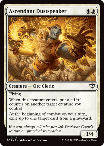 Ascendant Dustspeaker [Secrets of Strixhaven]