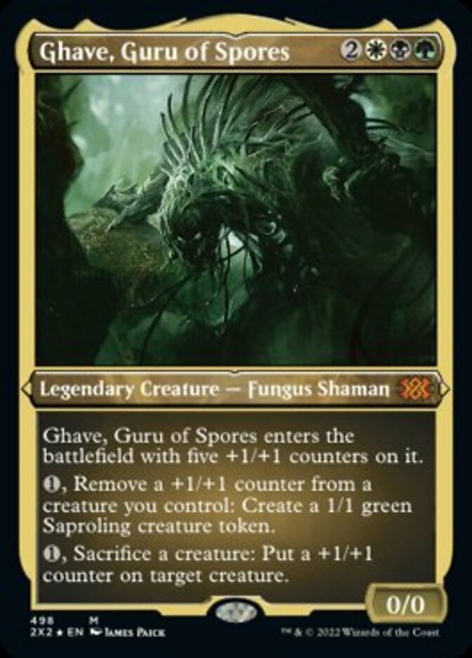 Ghave, Guru of Spores (Foil Etched) [Double Masters 2022] Magic: The Gathering