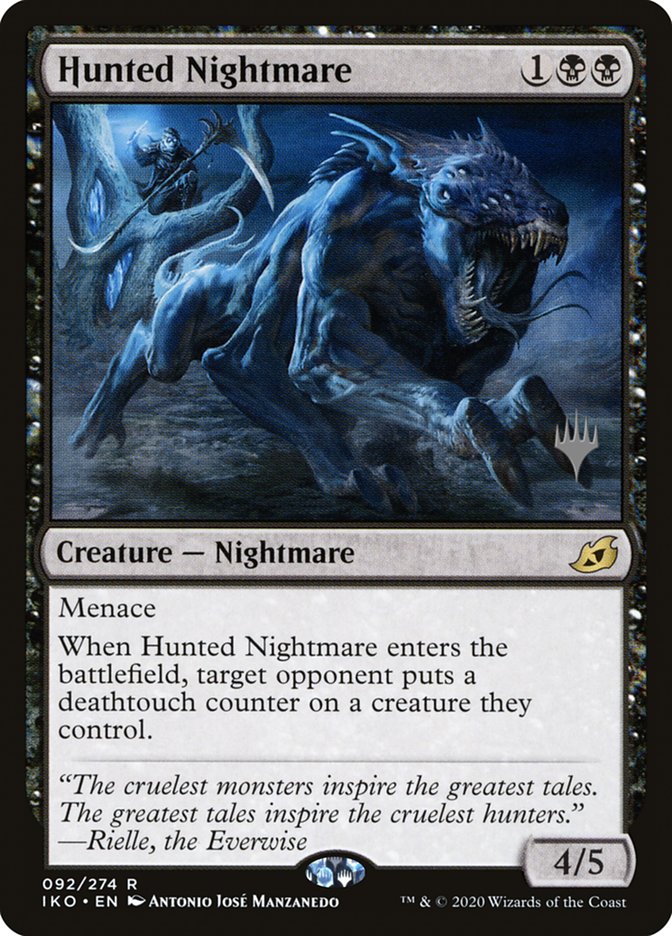 Hunted Nightmare (Promo Pack) [Ikoria: Lair of Behemoths Promos] Magic: The Gathering