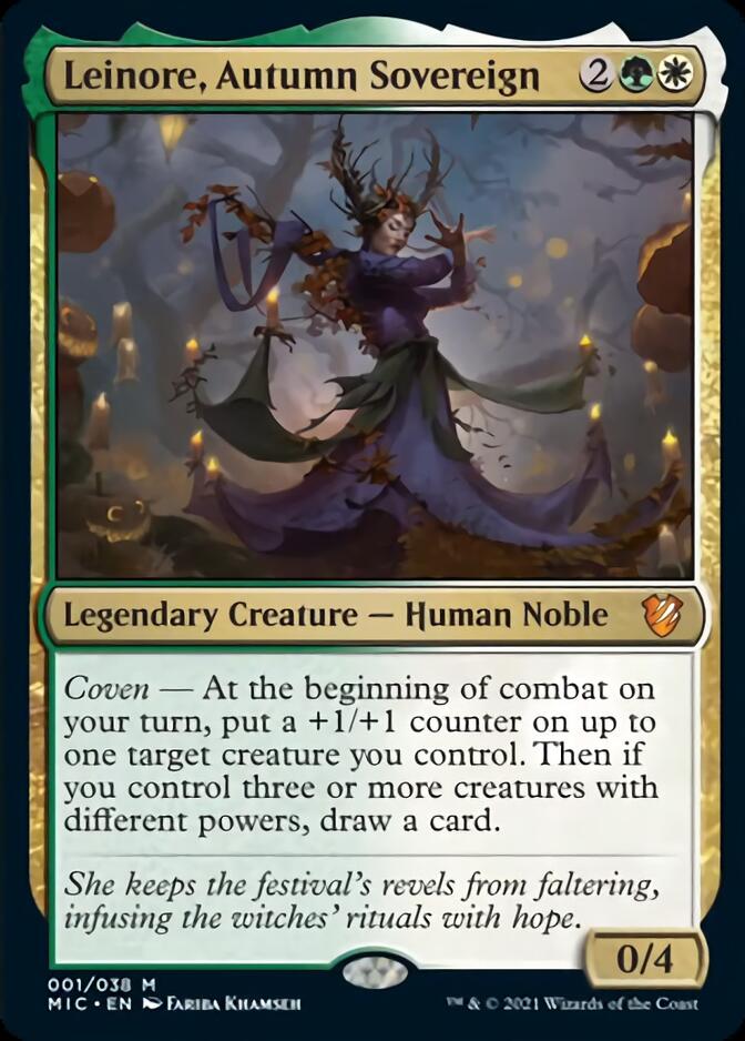 Leinore, Autumn Sovereign [Innistrad: Midnight Hunt Commander] Magic: The Gathering