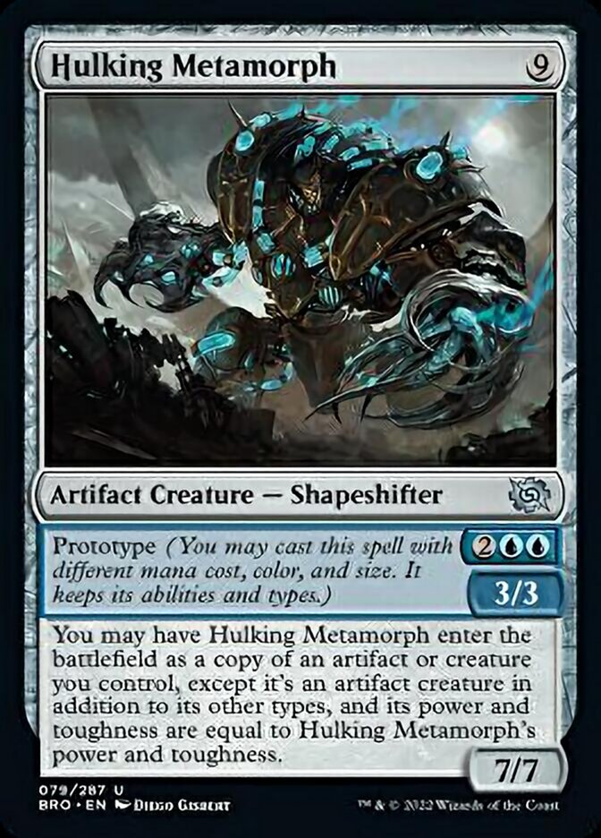Hulking Metamorph [The Brothers' War] Magic: The Gathering