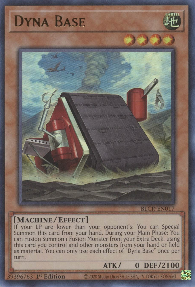 Dyna Base [BLCR-EN017] Ultra Rare - Yugioh Cards For Your TCG Needs!