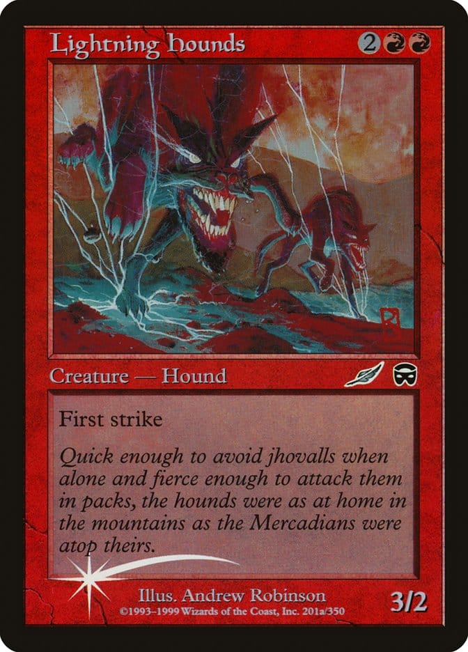 Lightning Hounds [Media Promos] Magic: The Gathering
