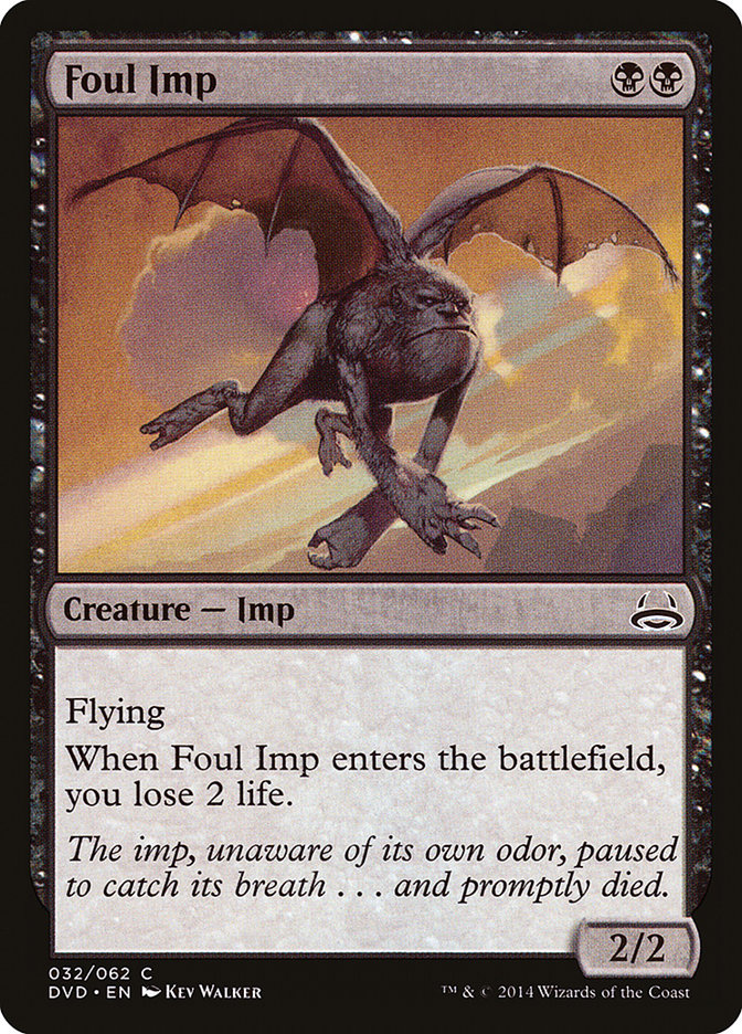 Foul Imp (Divine vs. Demonic) [Duel Decks Anthology] Magic: The Gathering