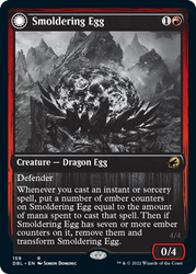 Smoldering Egg // Ashmouth Dragon [Innistrad: Double Feature] Magic: The Gathering