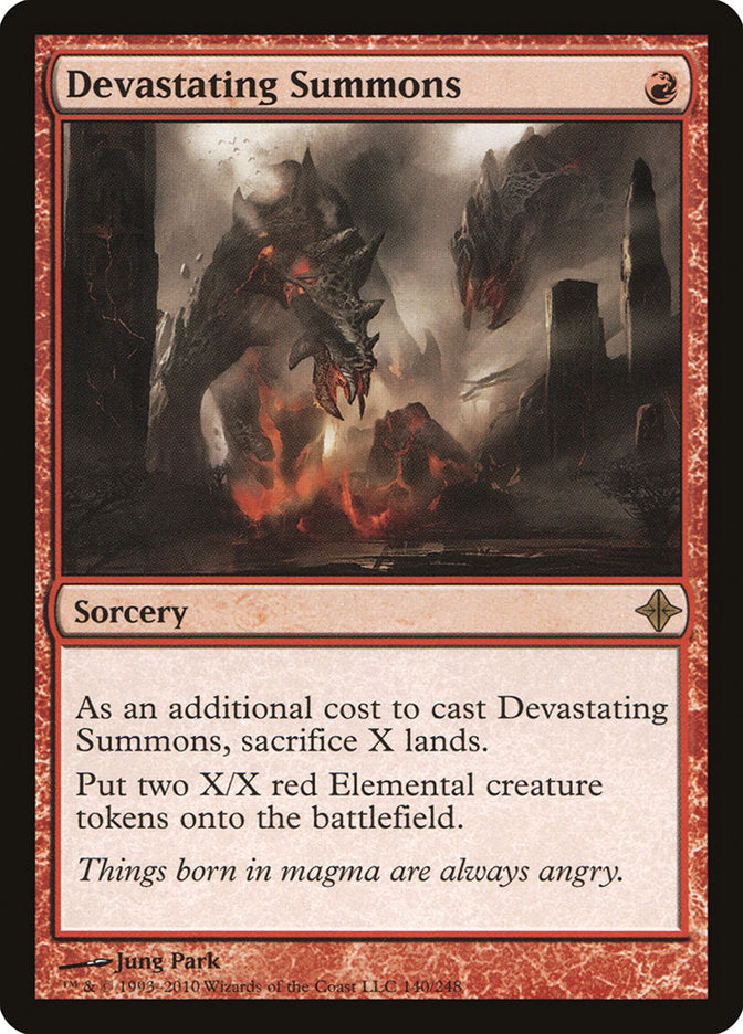 Devastating Summons [Rise of the Eldrazi] Magic: The Gathering