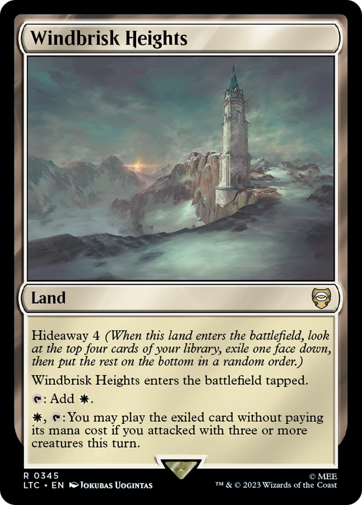 Windbrisk Heights [The Lord of the Rings: Tales of Middle-Earth Commander] Magic: The Gathering