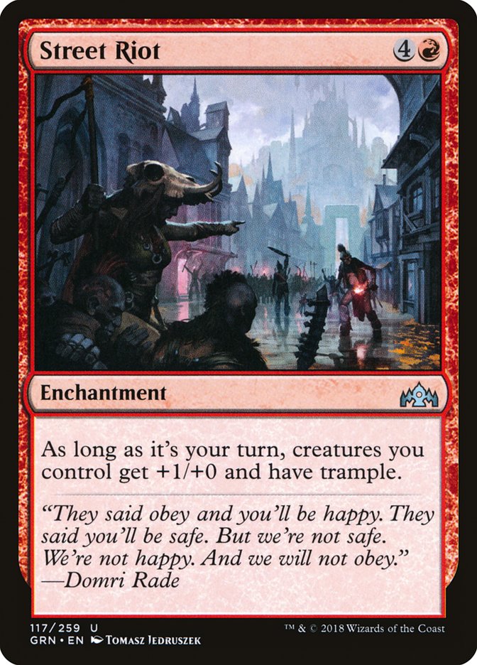 Street Riot [Guilds of Ravnica] Magic: The Gathering