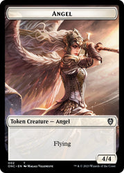 Soldier (007) // Angel Double-Sided Token [Phyrexia: All Will Be One Commander Tokens] Magic: The Gathering