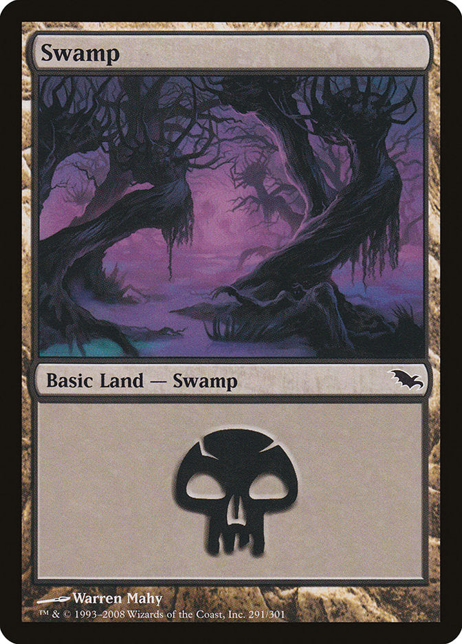 Swamp (291) [Shadowmoor] Magic: The Gathering