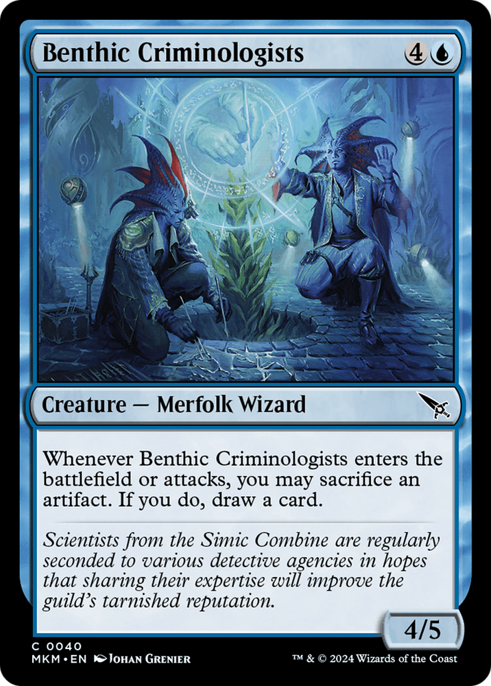 Benthic Criminologists [Murders at Karlov Manor] Magic: The Gathering