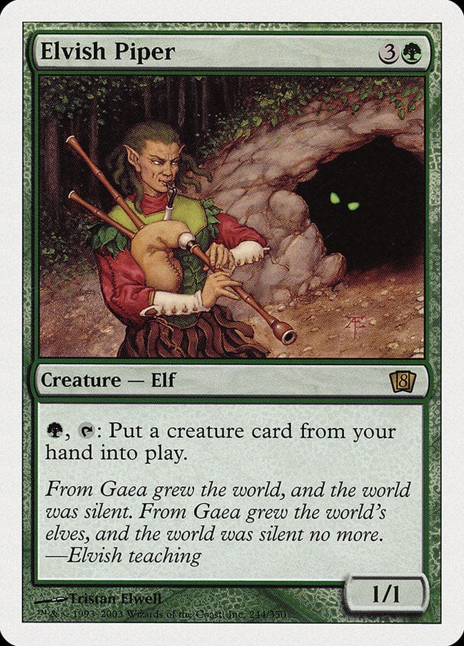 Elvish Piper [Eighth Edition] Magic: The Gathering