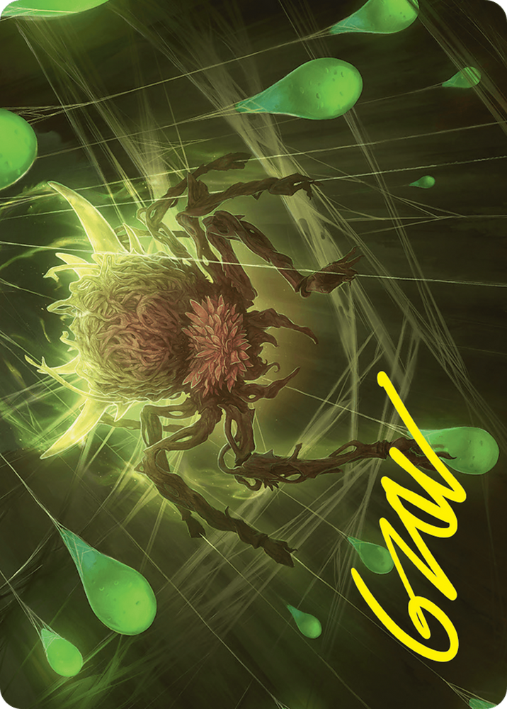 Spinner of Souls Art Card (13/54) (Gold-Stamped Signature) [Foundations Art Series] Magic: The Gathering
