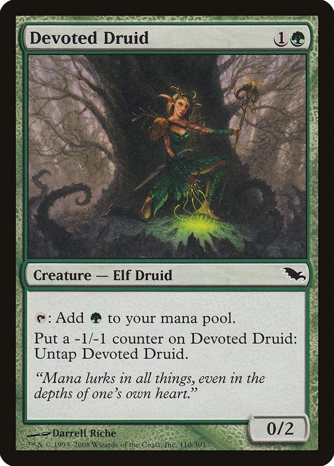 Devoted Druid [Shadowmoor] Magic: The Gathering
