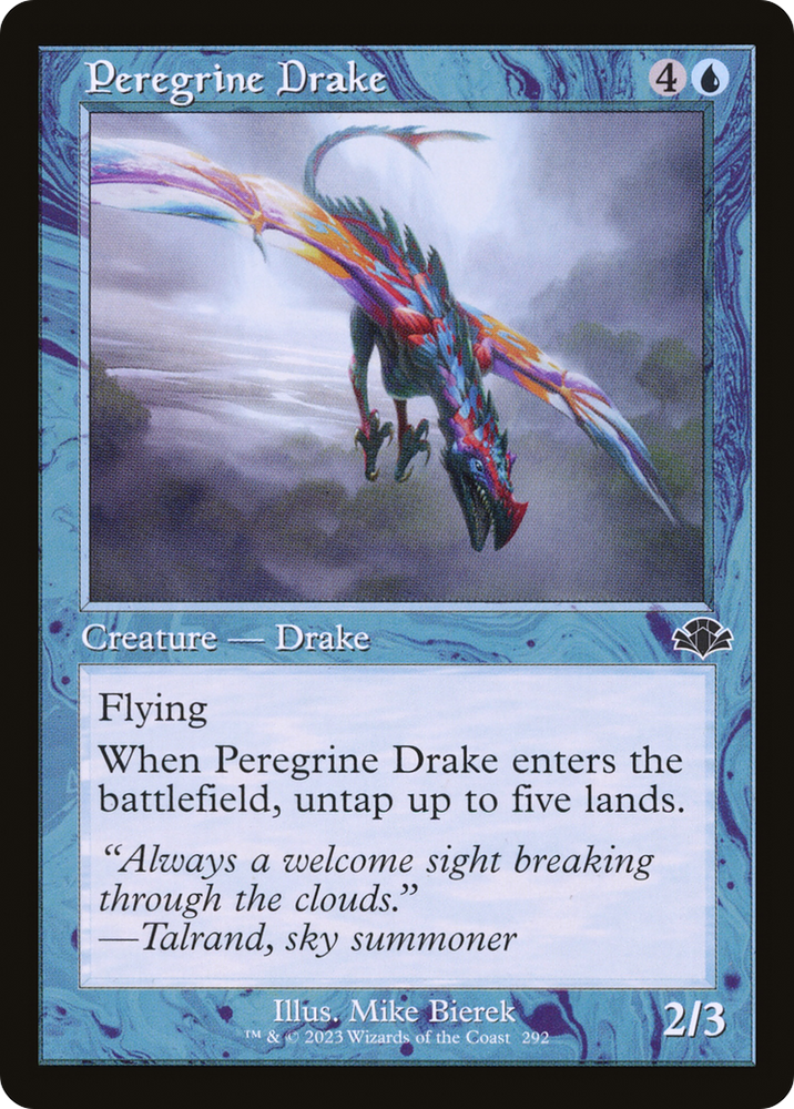 Peregrine Drake (Retro) [Dominaria Remastered] Magic: The Gathering