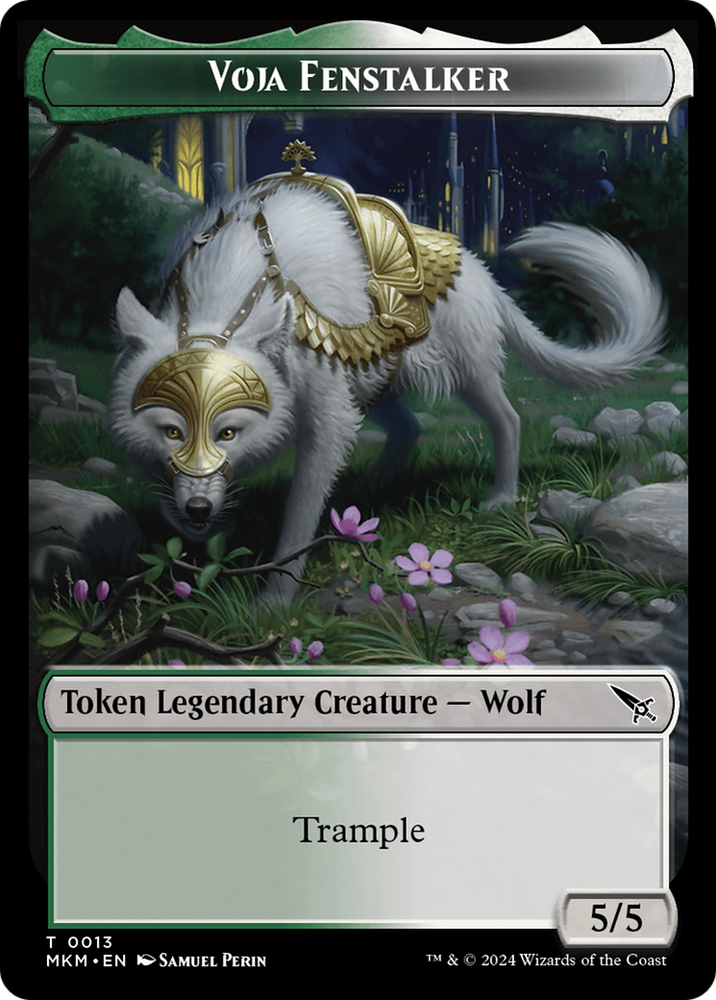 Detective // Voja Fenstalker Double-Sided Token [Murders at Karlov Manor Tokens] Magic: The Gathering