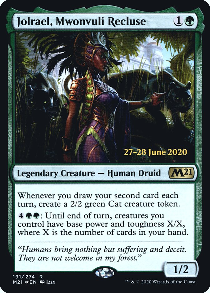 Jolrael, Mwonvuli Recluse [Core Set 2021 Prerelease Promos] Magic: The Gathering