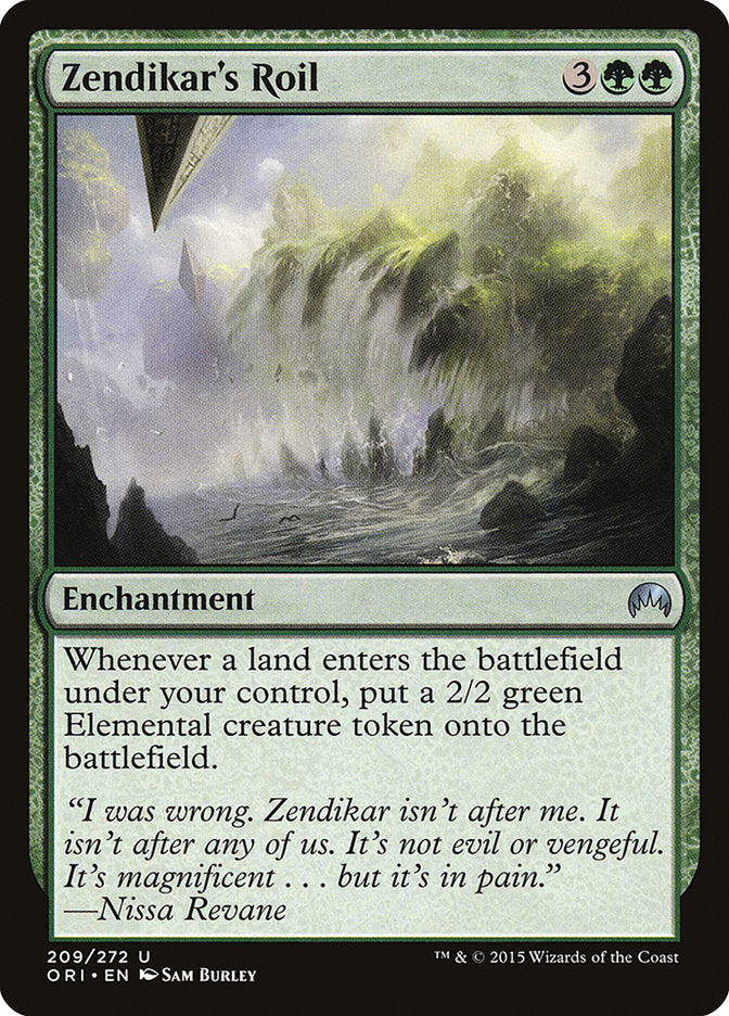 Zendikar's Roil [Magic Origins] Magic: The Gathering
