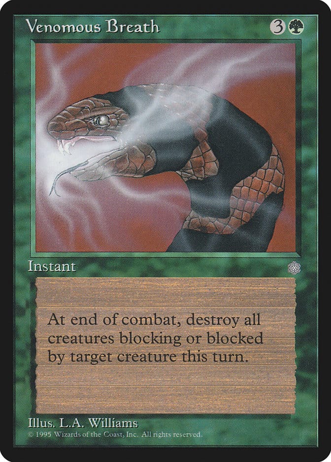 Venomous Breath [Ice Age] Magic: The Gathering