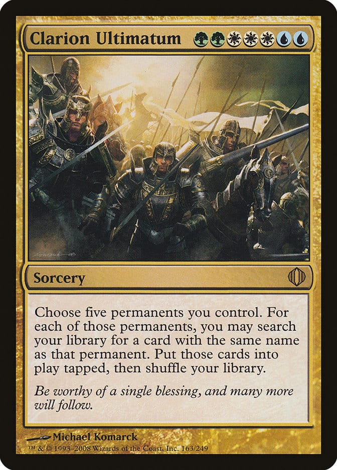 Clarion Ultimatum [Shards of Alara] Magic: The Gathering