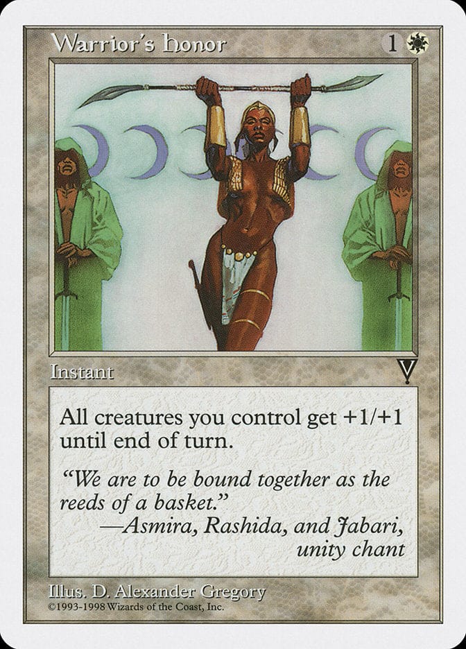 Warrior's Honor [Anthologies] Magic: The Gathering