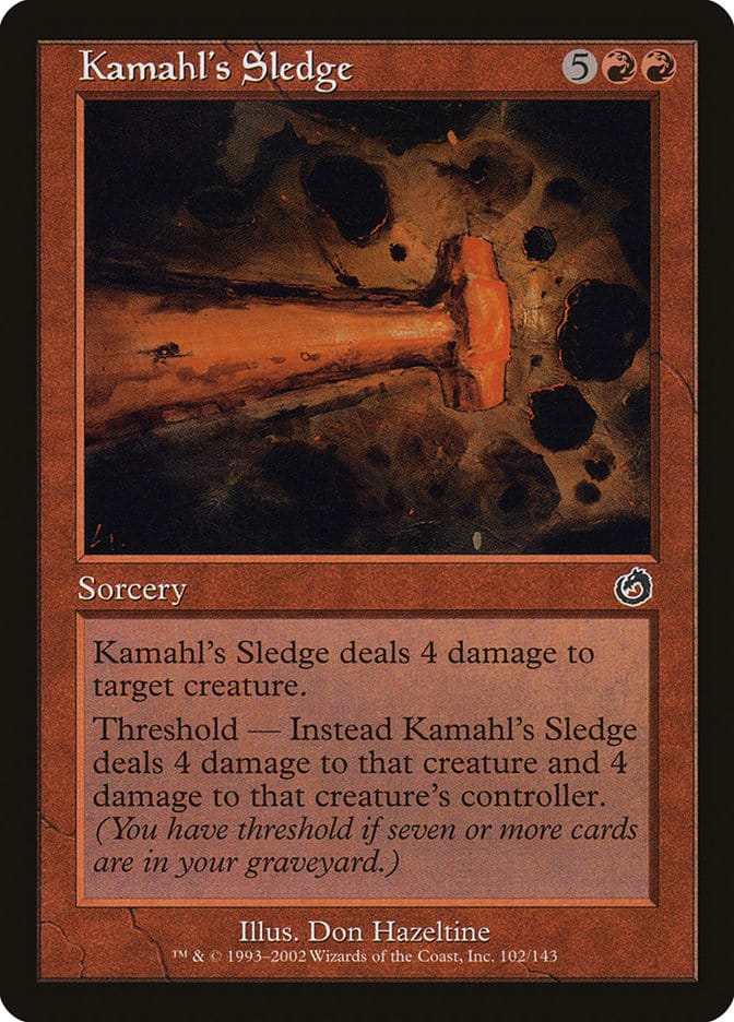 Kamahl's Sledge [Torment] Magic: The Gathering