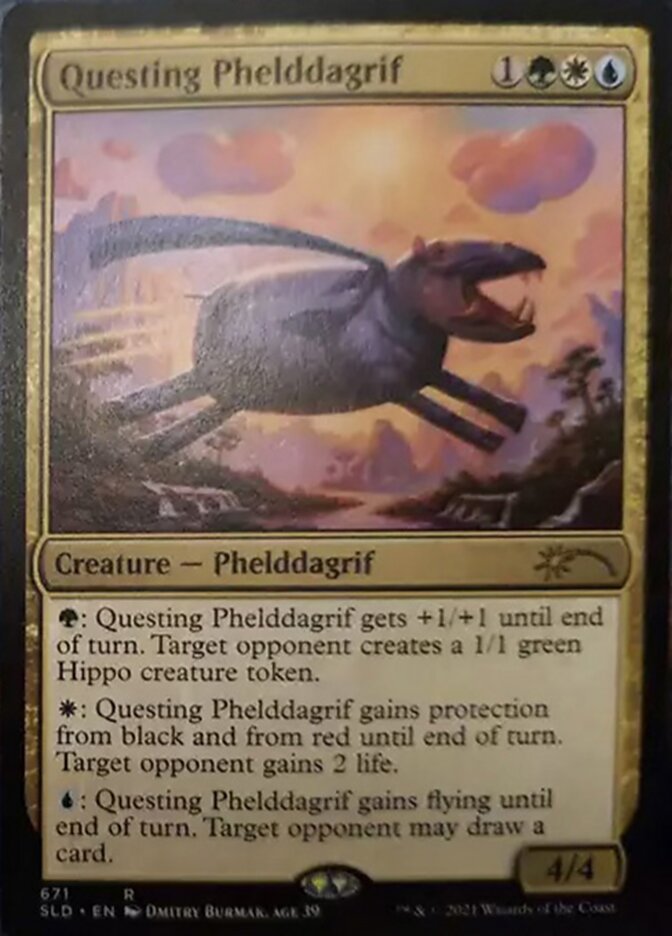 Questing Phelddagrif (671) [Secret Lair Drop Promos] Magic: The Gathering