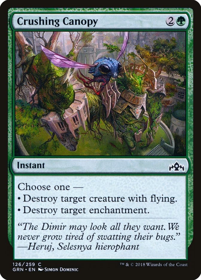 Crushing Canopy [Guilds of Ravnica] Magic: The Gathering