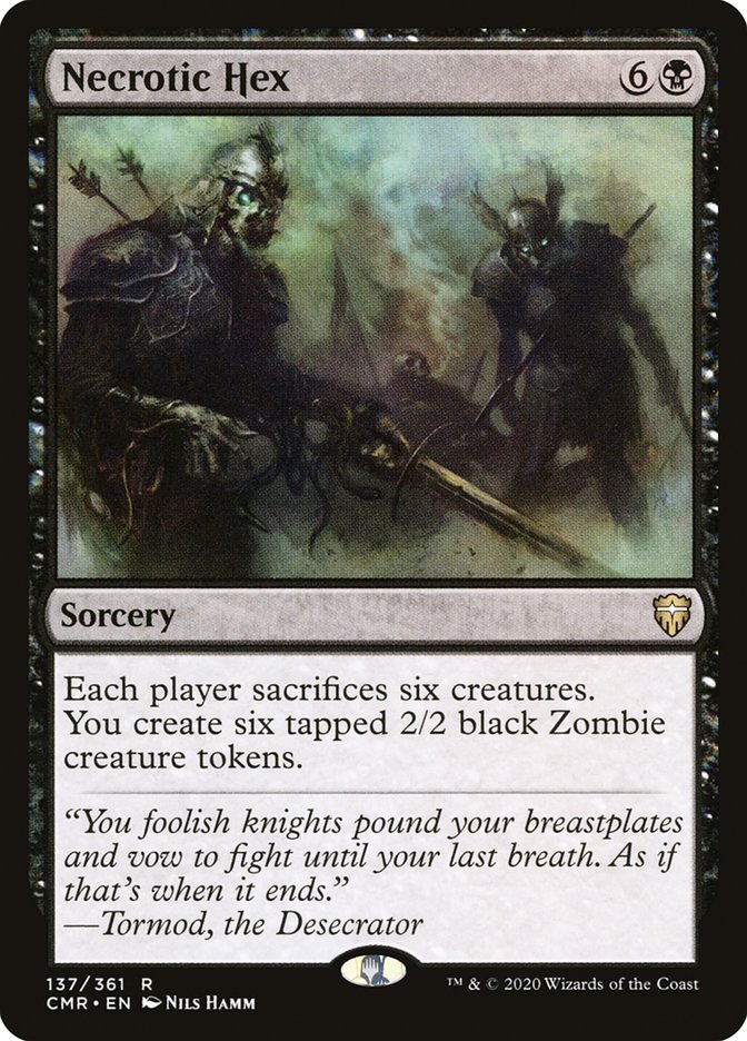 Necrotic Hex [Commander Legends] Magic: The Gathering