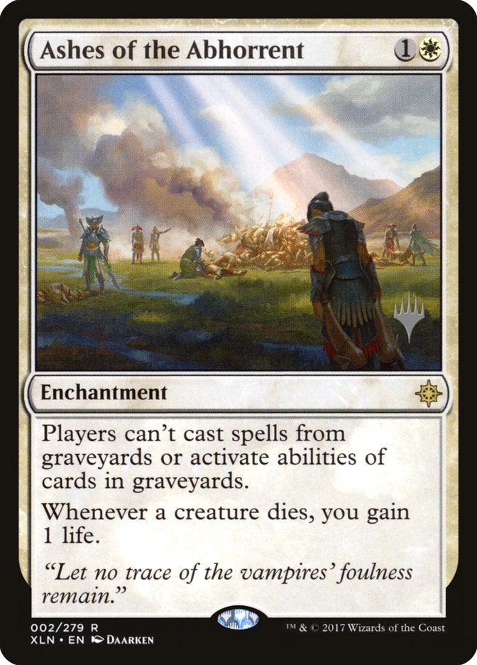 Ashes of the Abhorrent (Promo Pack) [Ixalan Promos] Magic: The Gathering