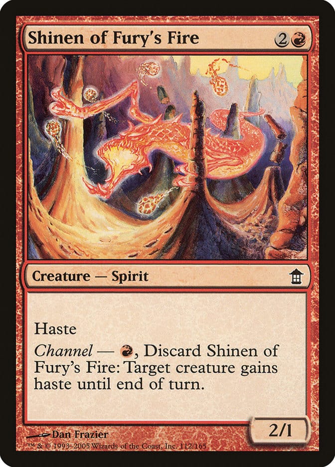 Shinen of Fury's Fire [Saviors of Kamigawa] Magic: The Gathering