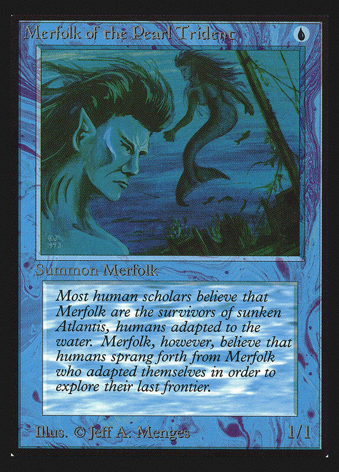 Merfolk of the Pearl Trident [International Collectors' Edition] Magic: The Gathering