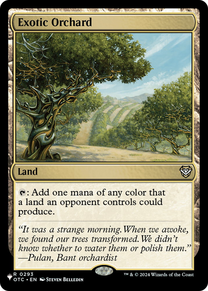 Exotic Orchard (OTC) [The List] Magic: The Gathering