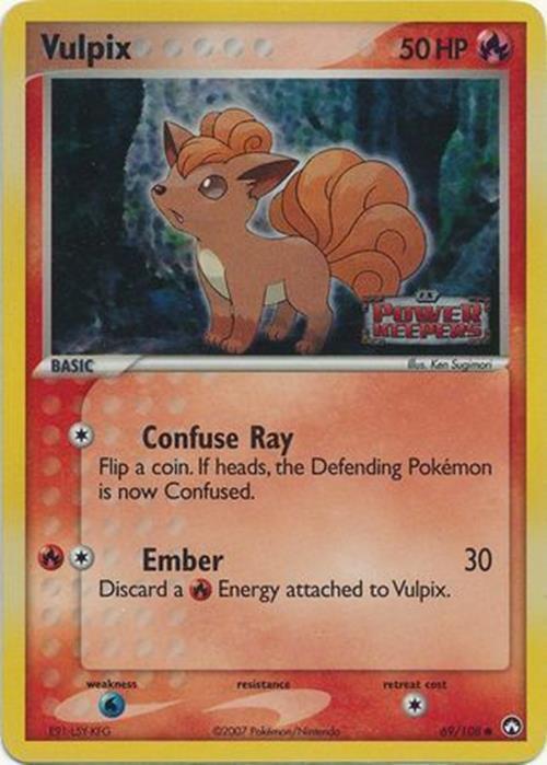 Vulpix (69/108) (Stamped) [EX: Power Keepers] Pokémon