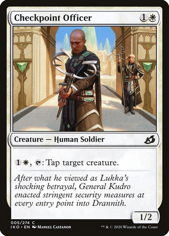 Checkpoint Officer [Ikoria: Lair of Behemoths] Magic: The Gathering