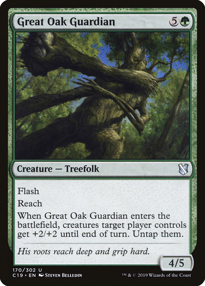Great Oak Guardian [Commander 2019] Magic: The Gathering