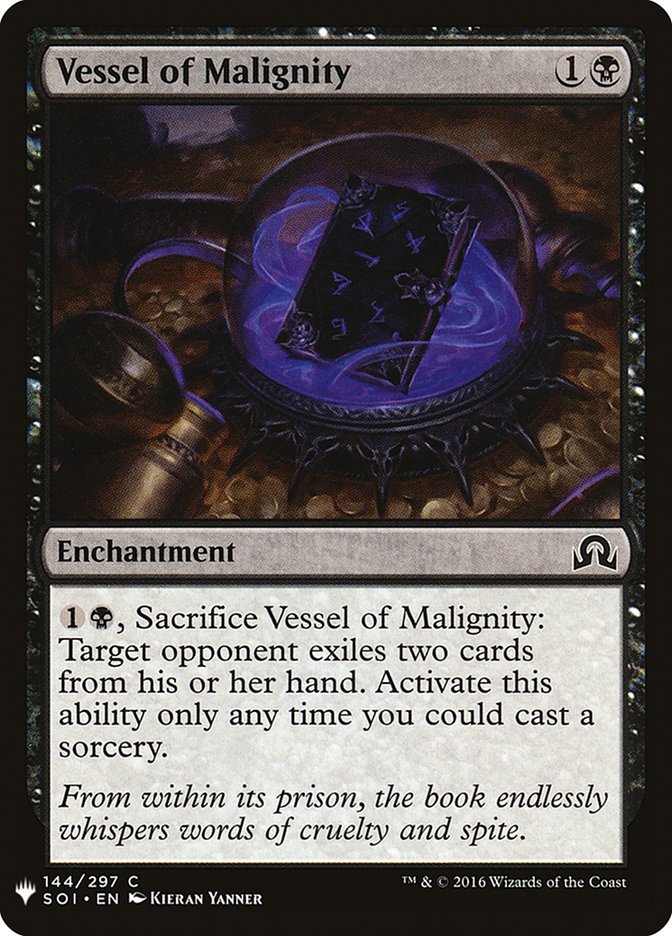 Vessel of Malignity [Mystery Booster] Magic: The Gathering