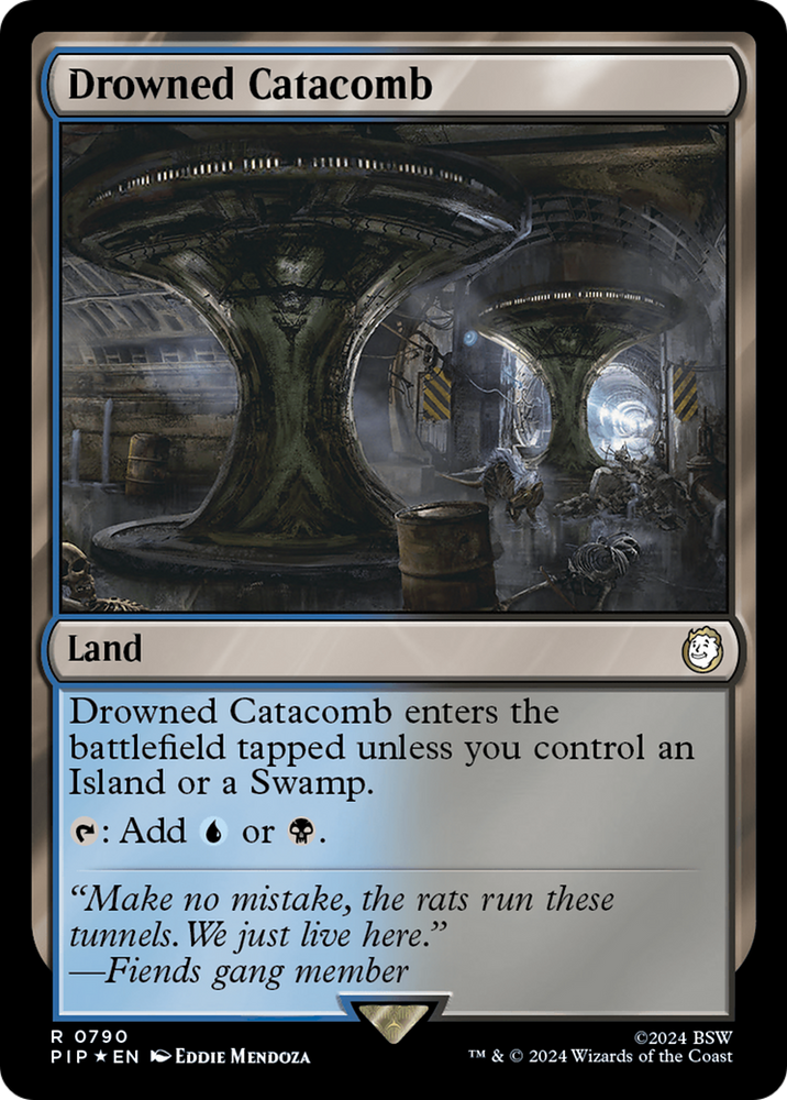 Drowned Catacomb (Surge Foil) [Fallout] Magic: The Gathering
