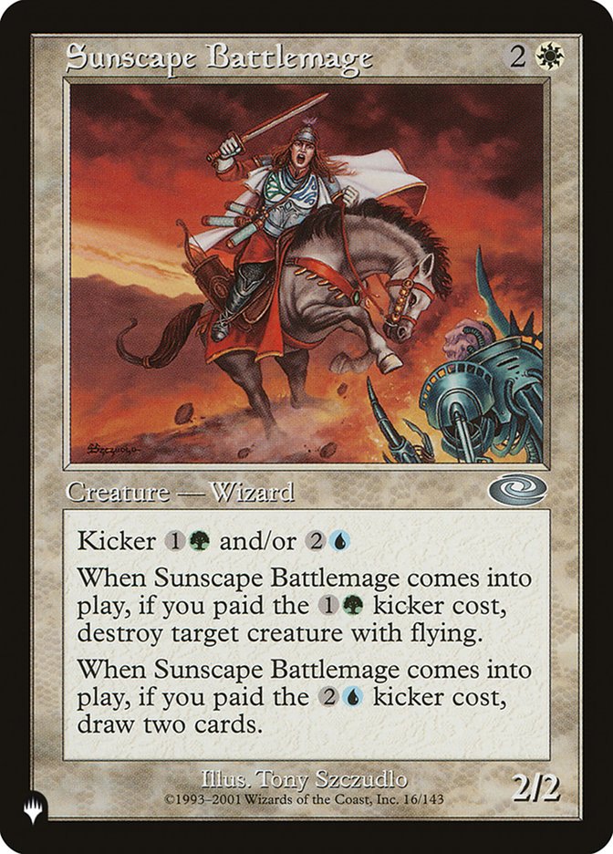 Sunscape Battlemage [The List] Magic: The Gathering