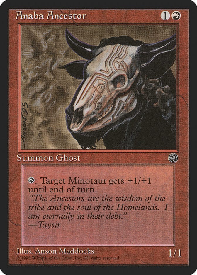 Anaba Ancestor [Homelands] Magic: The Gathering