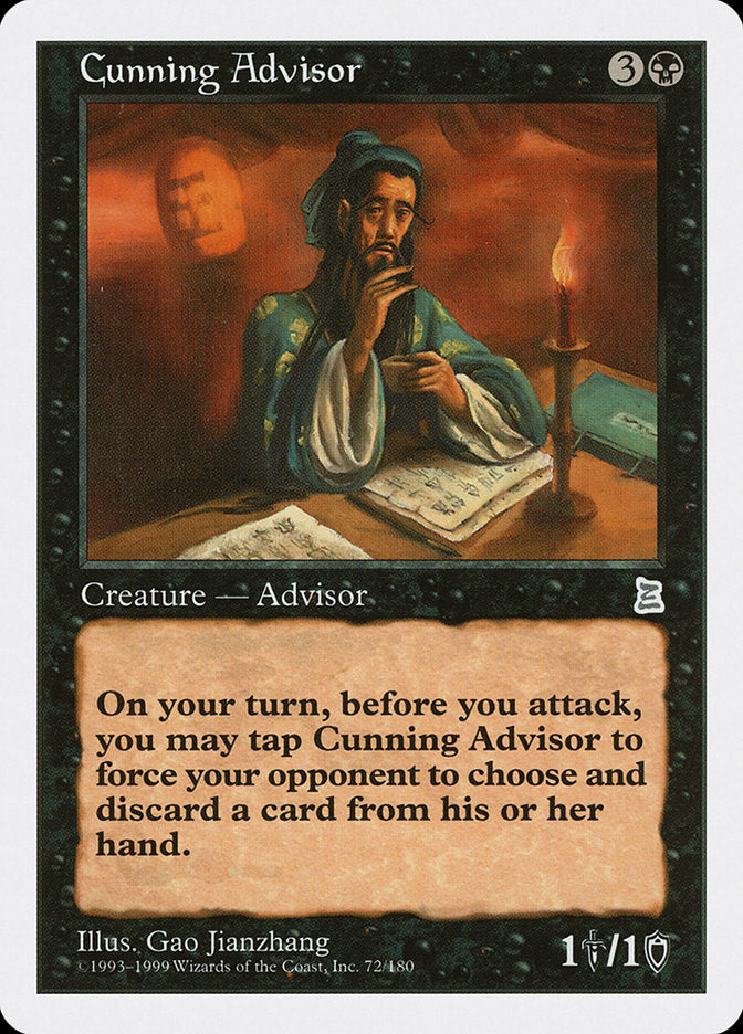 Cunning Advisor [Portal Three Kingdoms] Magic: The Gathering