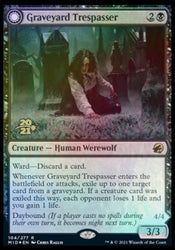 Graveyard Trespasser // Graveyard Glutton [Innistrad: Midnight Hunt Prerelease Promos] Magic: The Gathering