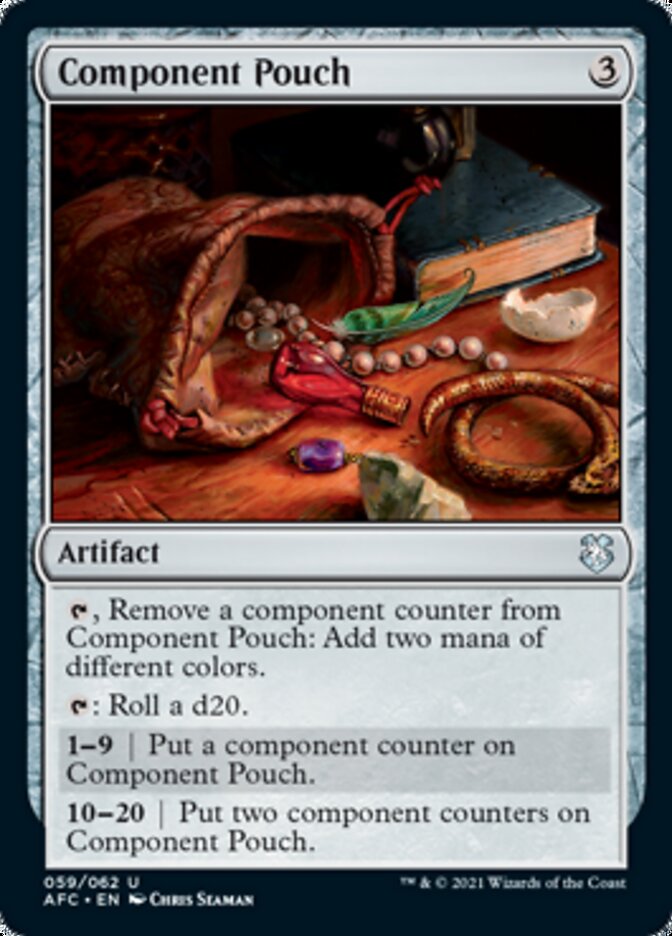 Component Pouch [Dungeons & Dragons: Adventures in the Forgotten Realms Commander] Magic: The Gathering