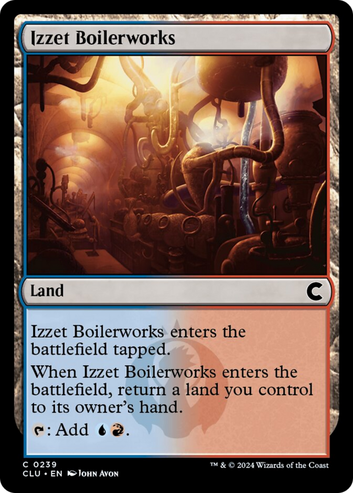 Izzet Boilerworks [Ravnica: Clue Edition] Magic: The Gathering