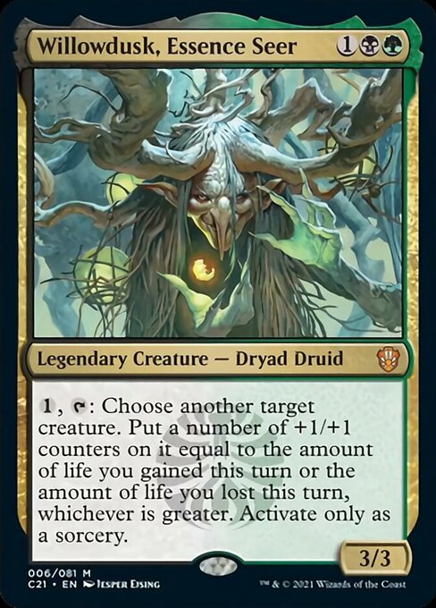 Willowdusk, Essence Seer [Commander 2021] Magic: The Gathering