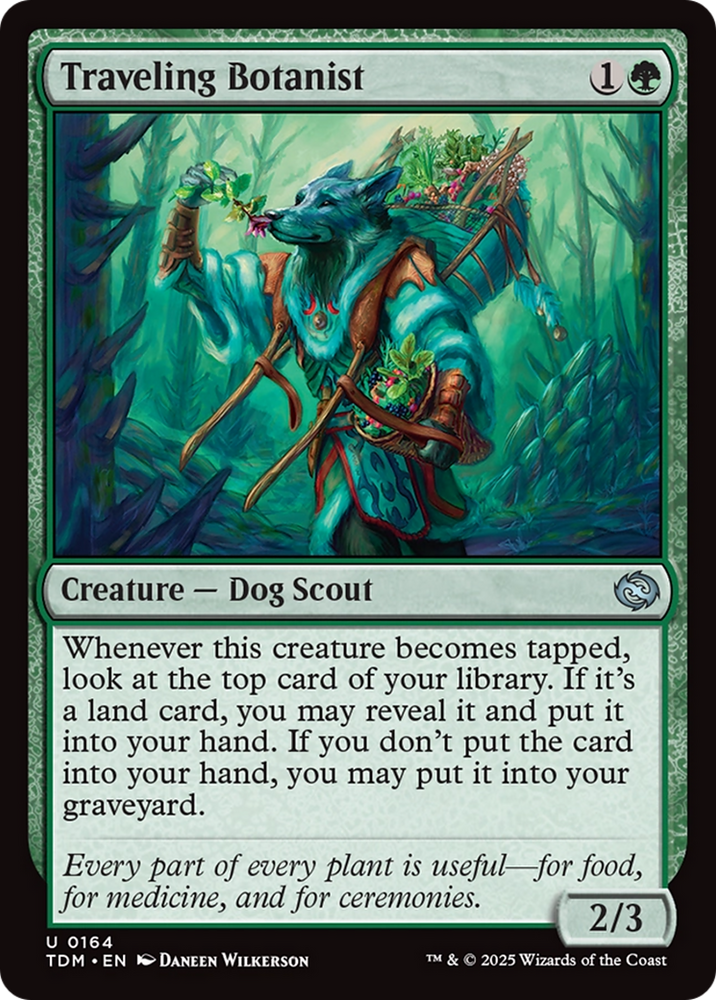 Traveling Botanist [Tarkir: Dragonstorm] Magic: The Gathering