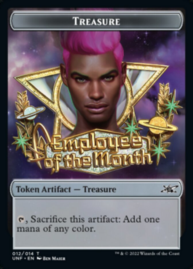 Treasure (012) Token [Unfinity Tokens] Magic: The Gathering